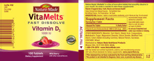 Vitamin D3 1000 IU Wild Berry
