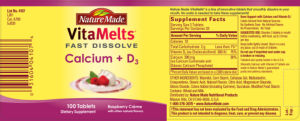 Calcium + D3 Raspberry Creme