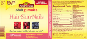 Hair-Skin-Nails Adult Gummies