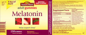 Melatonin Adult Gummies Strawberry