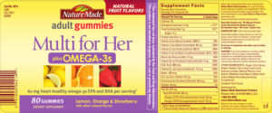 Multi for Her plus Omega-3s Adult Gummie