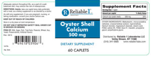 Oyster Shell Calcium 500 mg
