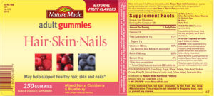 Hair-Skin-Nails Adult Gummies