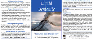 Liquid Bentonite