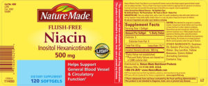Flush-free Niacin 500 mg