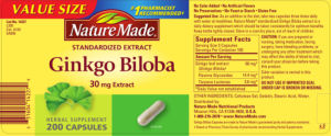 Ginkgo Biloba 30 mg