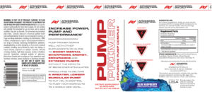 Pump Primer Blue Raspberry