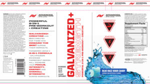 Galvanized + Strength Blue Razz Sour Can