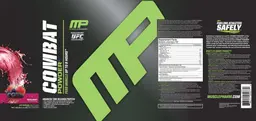Label for Combat Powder Triple Berry