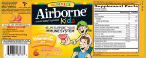 Airborne Kids Assorted Fruit Flavors