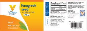Fenugreek Seed 610 mg