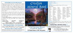 Creation Mineral Boost