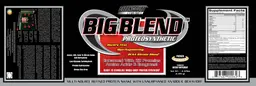 Label for Big Blend Proteosynthetic French Vanilla