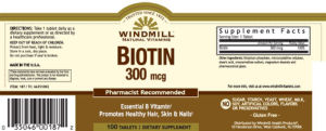 Biotin 300 mcg