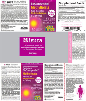 BioCoenzymated Methylfolate 1000 mcg