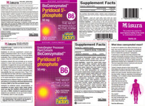 Label for BioCoenzymated Pyridoxal 5'-Phosphate 50 mg