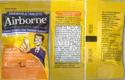 Label for Airborne Citrus