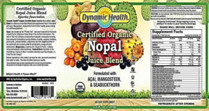 Certified Organic Nopal Juice Blend