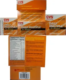 Label for Daily Multiple USP For Women