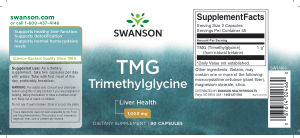 TMG Trimethylglycine 1,000 mg