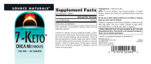 7-Keto 100 mg