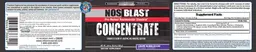 Label for NOS Blast Grape Bubblegum