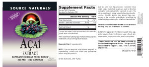 Acai Extract 500 mg