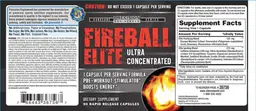 Label for Fireball Elite