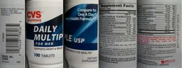Label for Daily Multiple USP For Men
