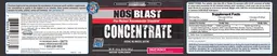 Label for NOS Blast Fruit Punch