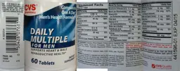 Label for Daily Multiple USP For Men