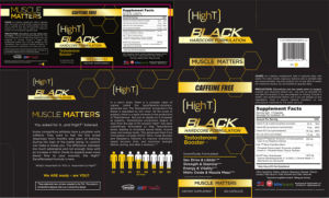 High T Black Hardcore Formulation Caffei