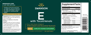 Label for E with Tocotrienols