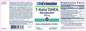 7-Keto DHEA Metabolite 100 mg