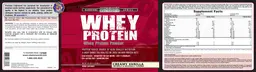 Label for Whey Protein Creamy Vanilla