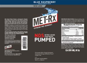 N.O.S. Nitric Oxide Synthesis Pumped Blu