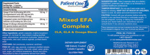 Mixed EFA Complex CLA, GLA & Omega Blend