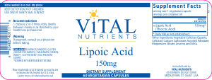 Lipoic Acid 150 mg