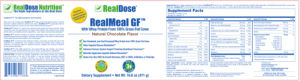 RealMeal GF Natural Chocolate Flavor
