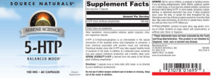 Serene Science 5-HTP 100 mg