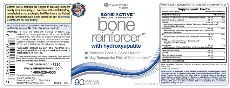 Bone-Active Bone Reinforcer With Hydroxy