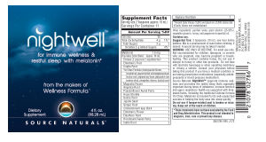 NightWell for Immune Wellness & Restful 