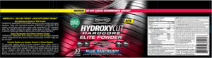 Hydroxycut Hardcore Elite Powder Blue Ra