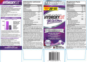 Pro Clinical Hydroxycut Maximo
