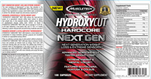Hydroxycut Hardcore Next Gen