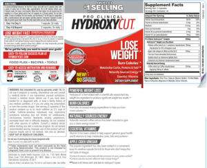 Pro Clinical Hydroxycut Rapid-Release Ca