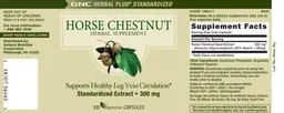 Label for Horse Chestnut