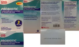 Label for Probiotic