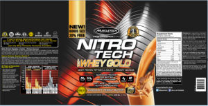 NITRO TECH 100% Whey Gold Chocolate Pean