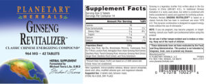Ginseng Revitalizer 964 mg